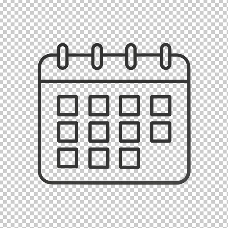 Calendar icon Schedule planner business concept