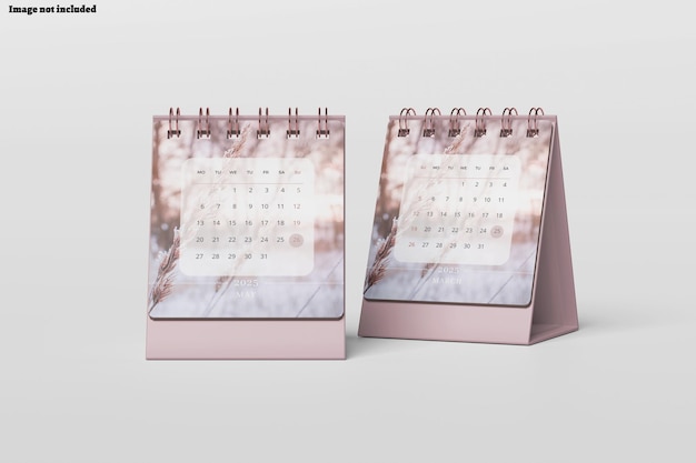 PSD calendario de escritorio maqueta