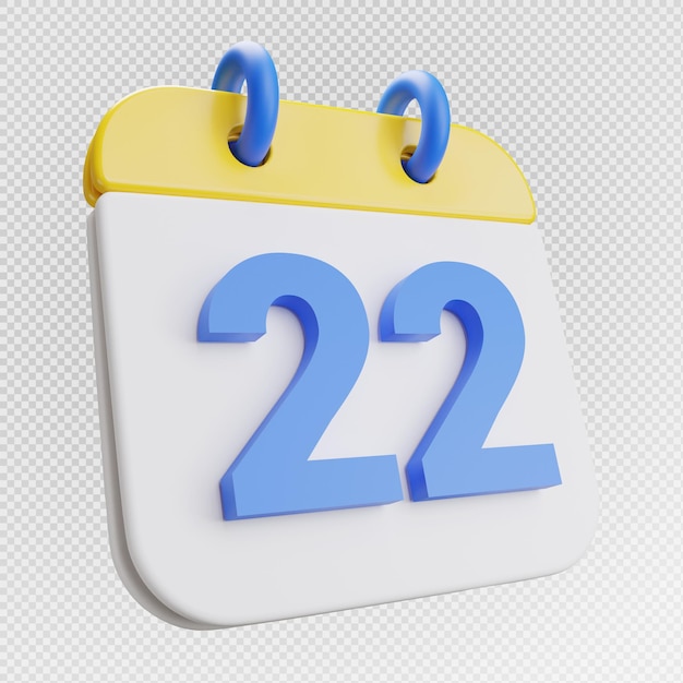 Calendrier De Rendu 3d 22