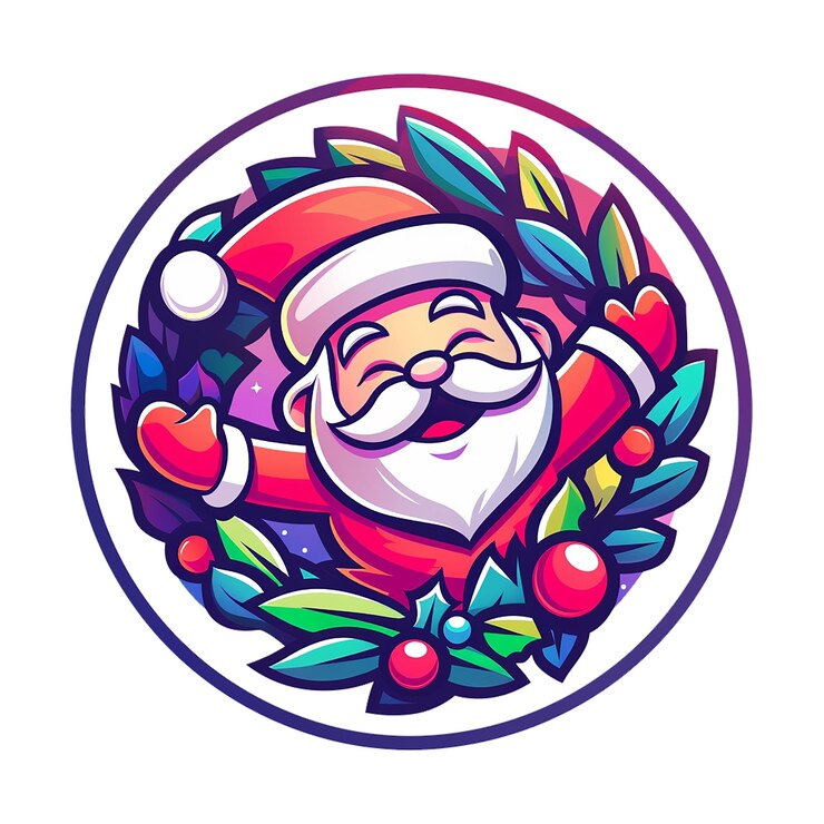 PSD calidad de santa claus en hd