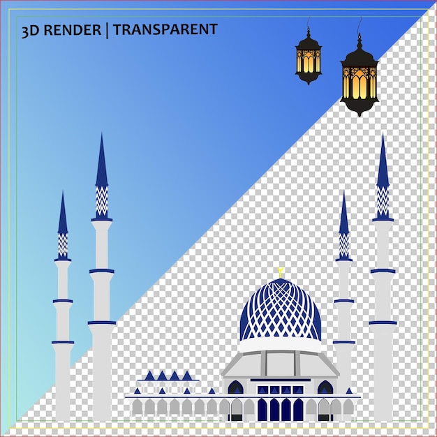 Caligrafía islámica Mezquitas Ornamentos de Eid para Eid alAdha y Eid alFitr Diseños monocromáticos