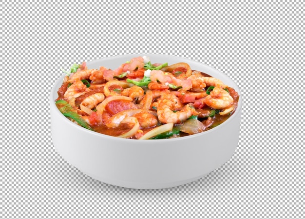 Camarones rancheross crevettes avec sauce de ranch