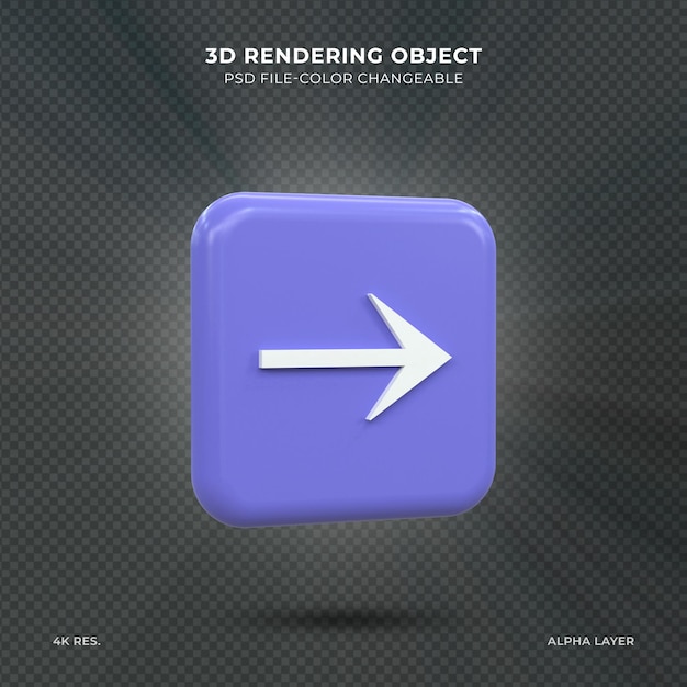 cambiar flecha signo ui icono 3d