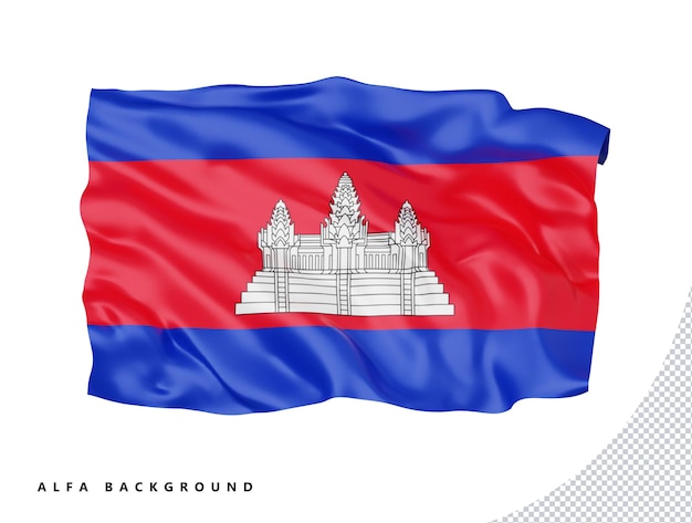 PSD cambodge drapeau international national signe icône symbole