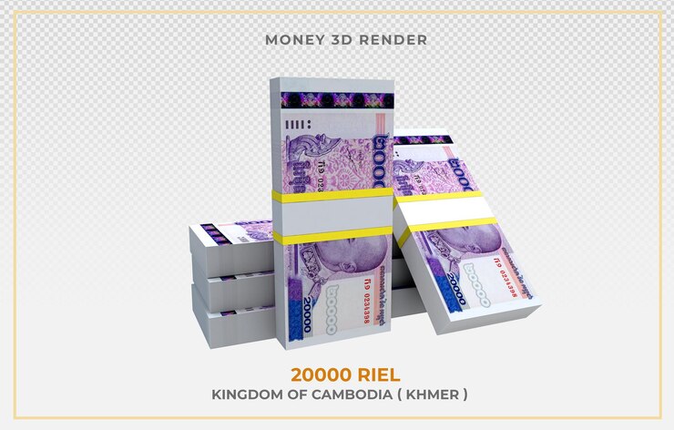 PSD camboja money 20.000 riel note