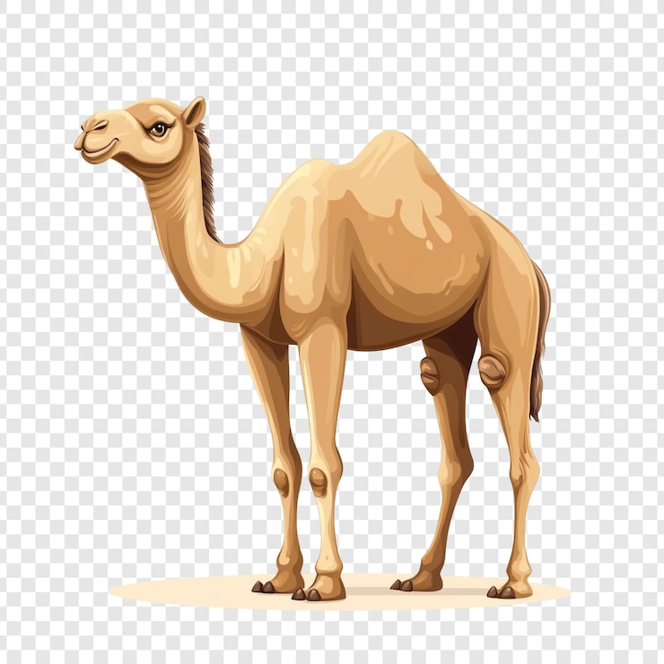 PSD camel illustration