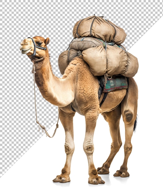 PSD camellos de carga llevan suministros