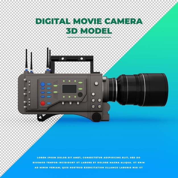 PSD câmera de filme digital