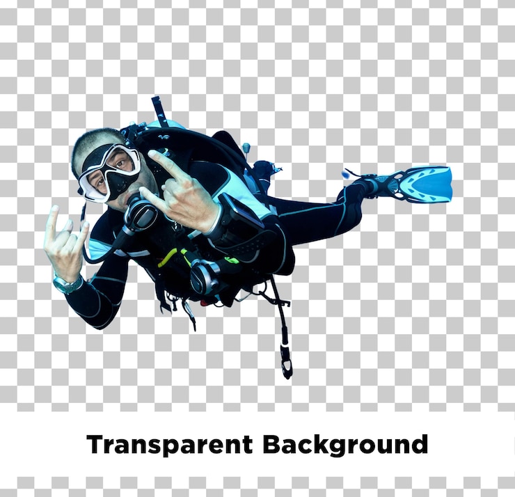 PSD câmera esportiva verão 02 nadar mergulho fundo transparente