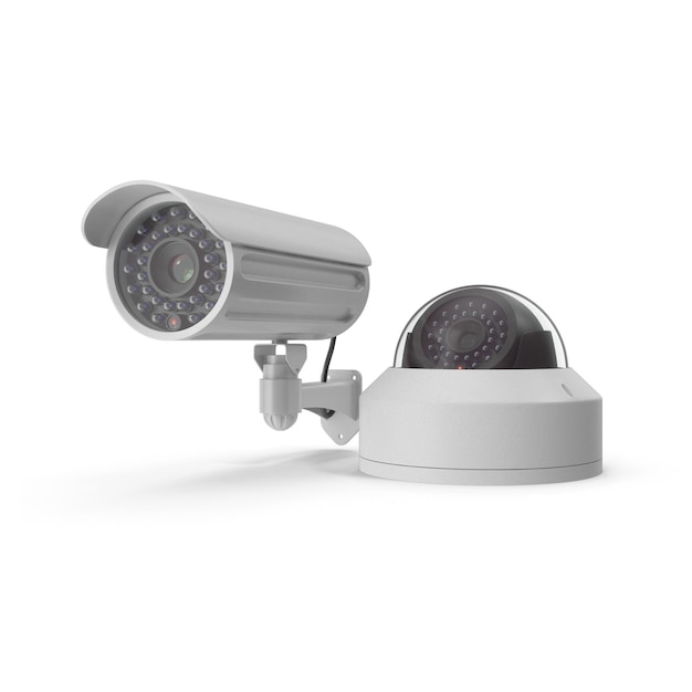 Câmeras de vigilância de alta qualidade para segurança Câmaras de vigilância modernas para uso doméstico e de escritório