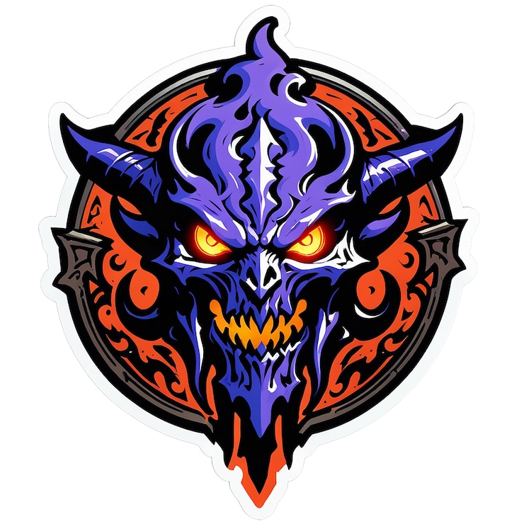 PSD el camino del exilio diablo sticker decal