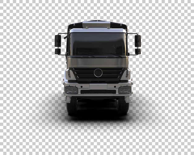 PSD un camion de marchandises isolé sur l'arrière-plan illustration de rendu 3d