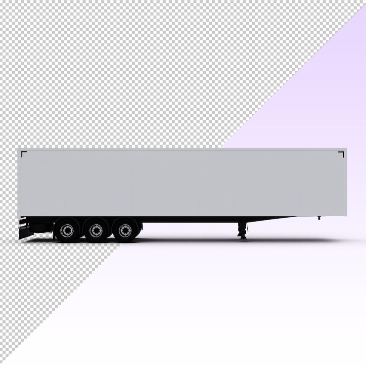 PSD camion remorque