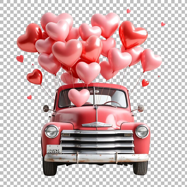 PSD camioncino d'epoca per san valentino