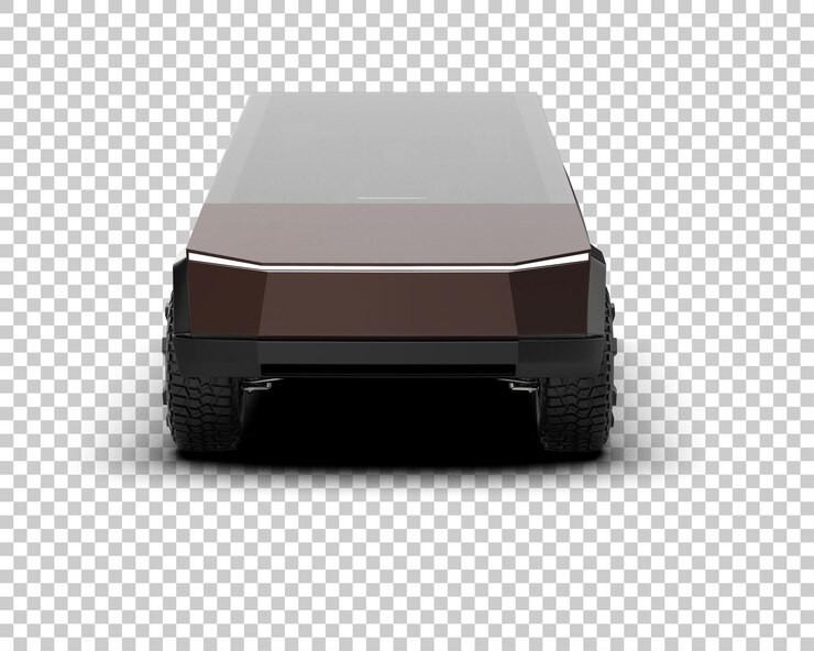 PSD la camioneta aislada en el fondo de la ilustración de renderización 3d