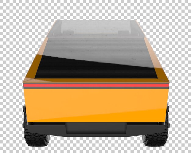 PSD camioneta sobre fondo transparente. representación 3d - ilustración