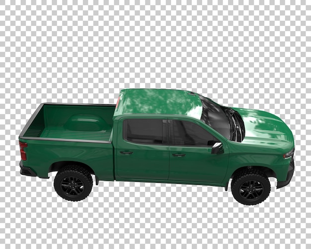 PSD camioneta sobre fondo transparente. representación 3d - ilustración