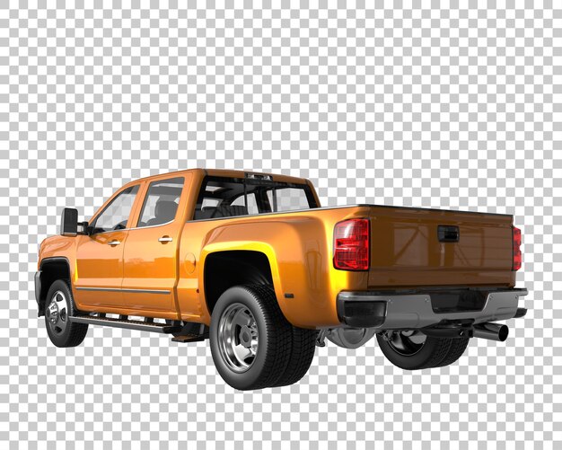 PSD camioneta sobre fondo transparente. representación 3d - ilustración