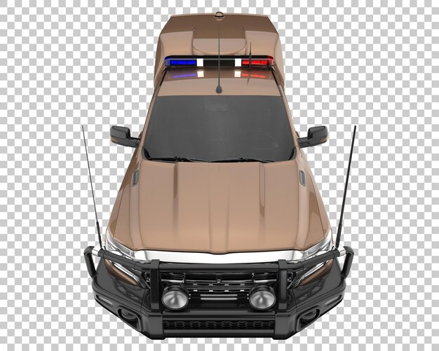 PSD camioneta sobre fondo transparente. representación 3d - ilustración