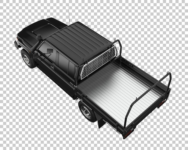 PSD camionete em fundo transparente. renderização em 3d - ilustração