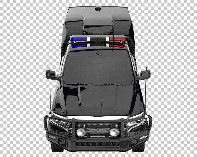 PSD camionnette sur fond transparent. rendu 3d - illustration