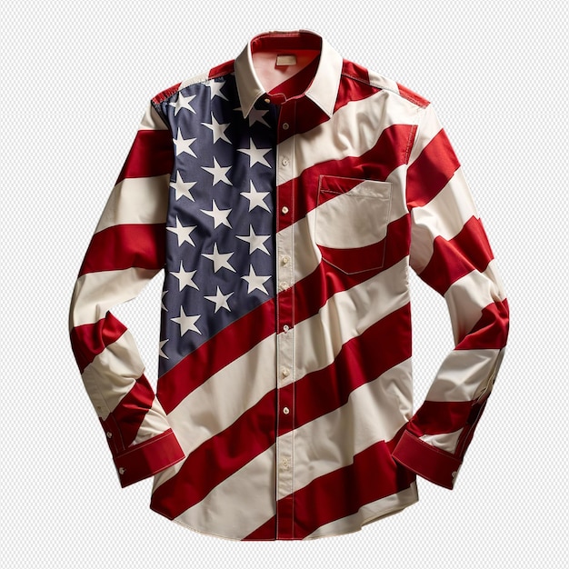 Camisa de la bandera americana