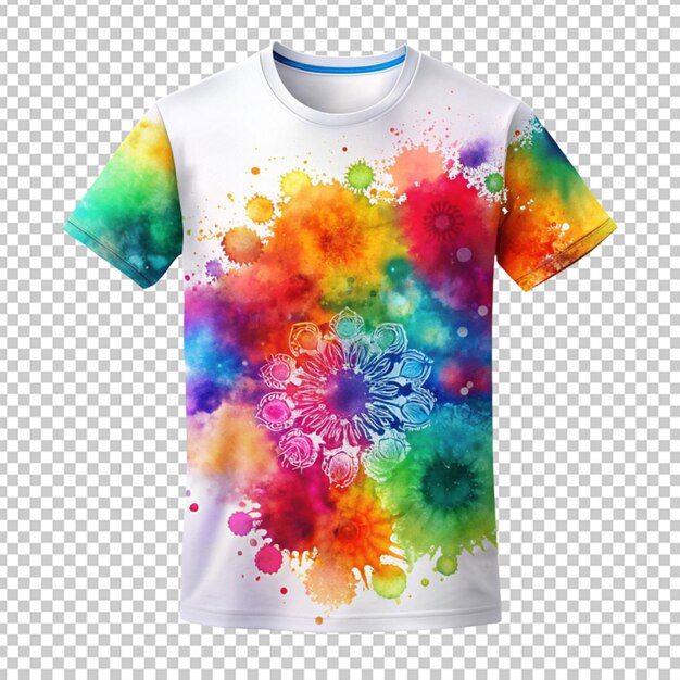 Camisa con estampado con tema de holi