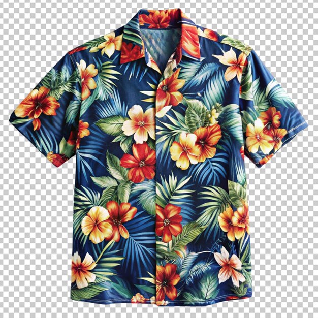 PSD camisa hawaiana de colores