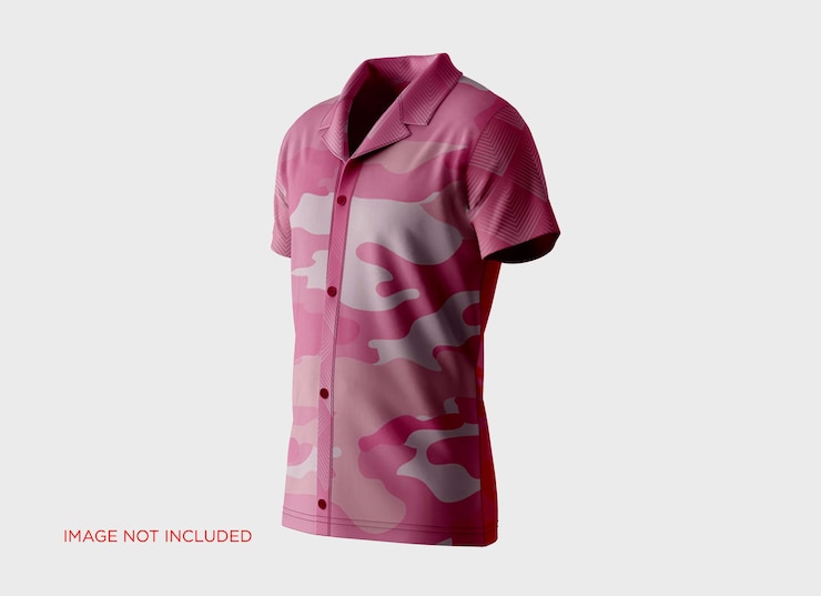 PSD camisa informal de manga corta