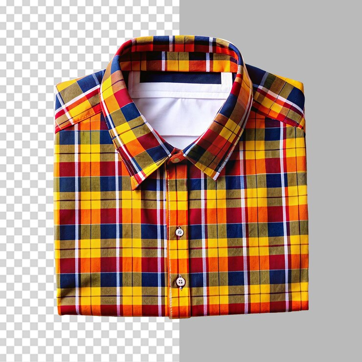 PSD camisa sencilla aislada sobre un fondo transparente