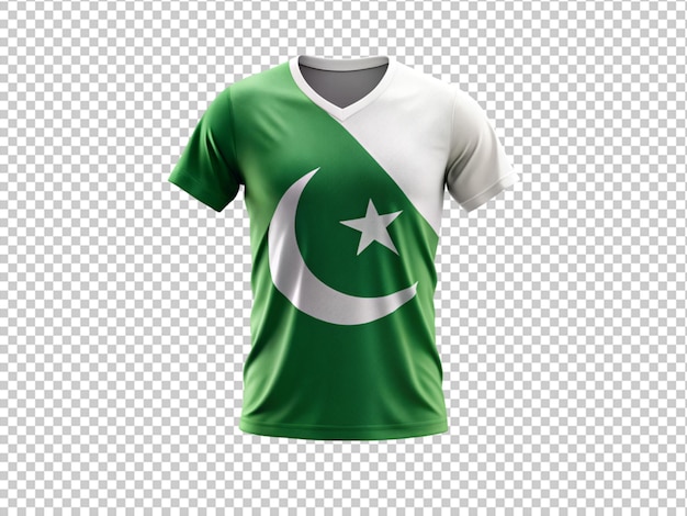 Camisas con el diseño de la bandera de pakistán o camisetas