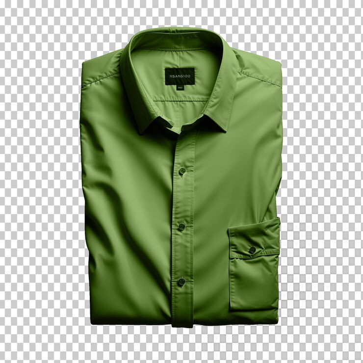 PSD camisas para hombres aisladas sobre un fondo transparente