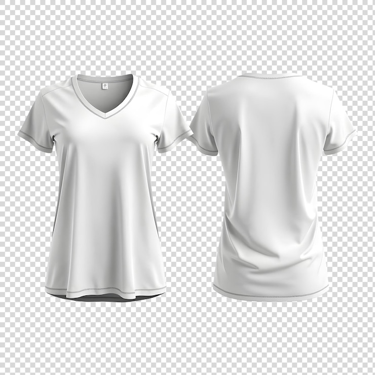 PSD una camiseta blanca con una cadena de plata en la parte delantera y la otra camisa blanca es blanca