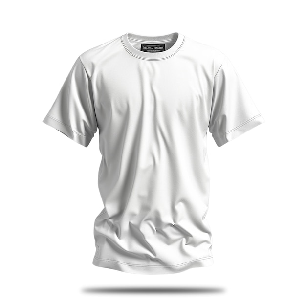 Camiseta blanca de imitación pds gratuita