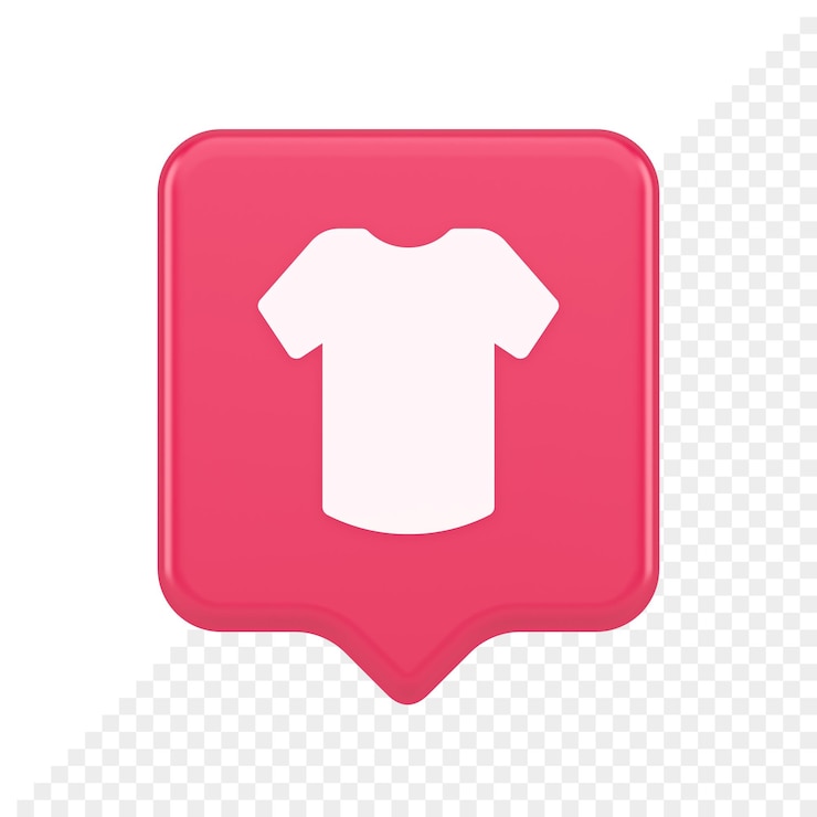 PSD camiseta botón de compras en línea orden de internet compra icono de burbuja de discurso realista 3d