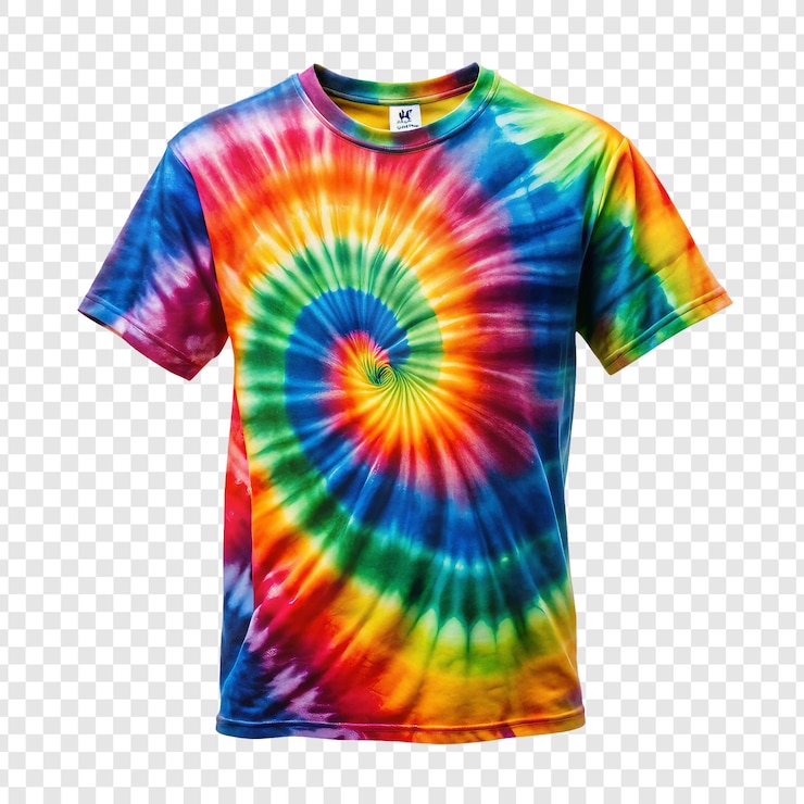 PSD una camiseta colorida con la palabra arco iris en ella