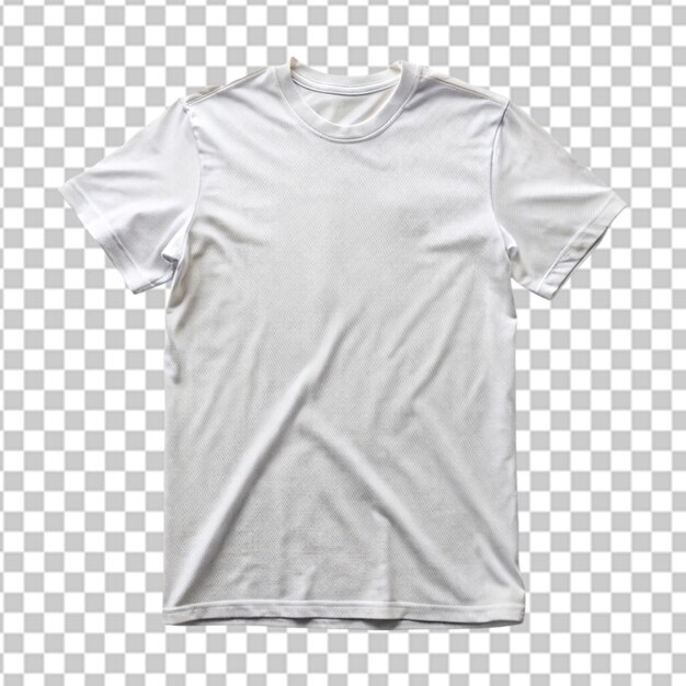 PSD camiseta em branco sobre fundo branco