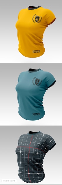 Camiseta feminina maquete