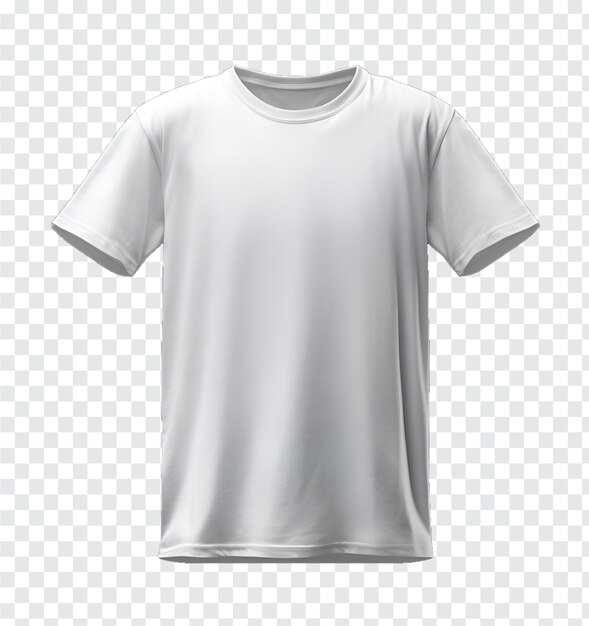 PSD camiseta de fondo transparente blanca para el modelo