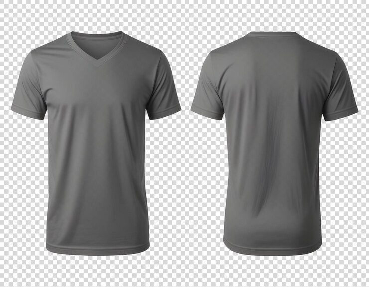 PSD camiseta gris con la palabra quot t camiseta quot en el frente