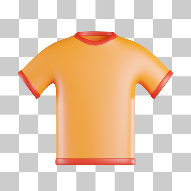 Camiseta ícone 3d