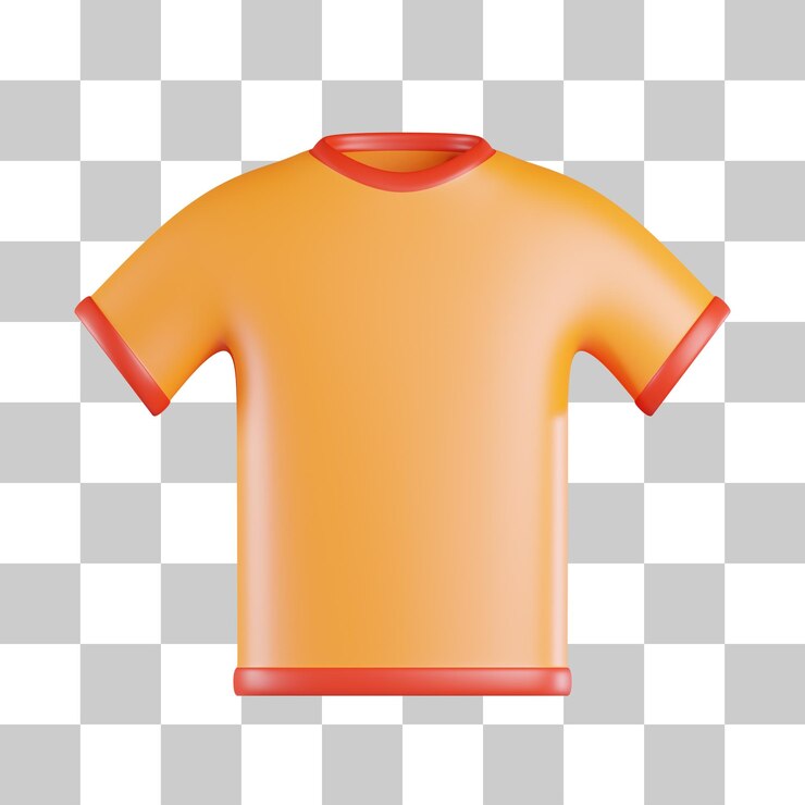 PSD camiseta icono 3d