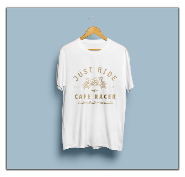 La camiseta de Just Ride Cafe Racer