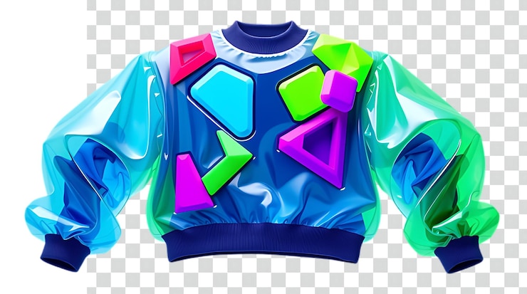 PSD camiseta de manga larga con capucha para el diseño de maqueta para la impresión