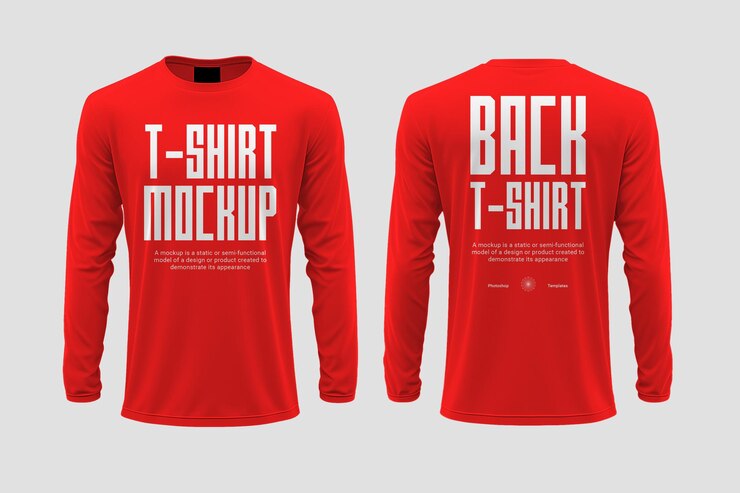 Camiseta de maquillaje roja