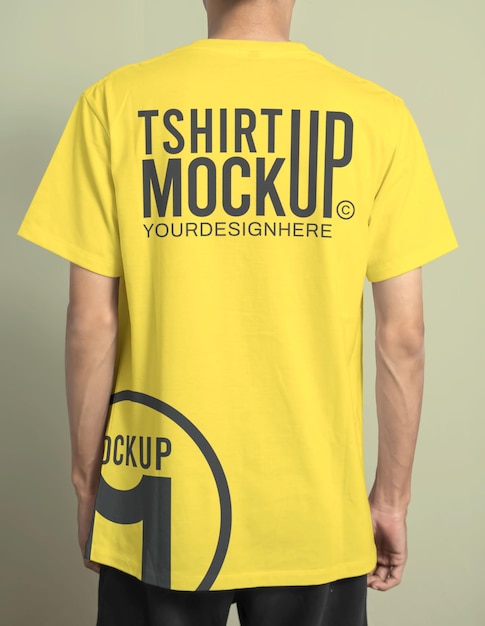 camiseta de maquillaje vista trasera