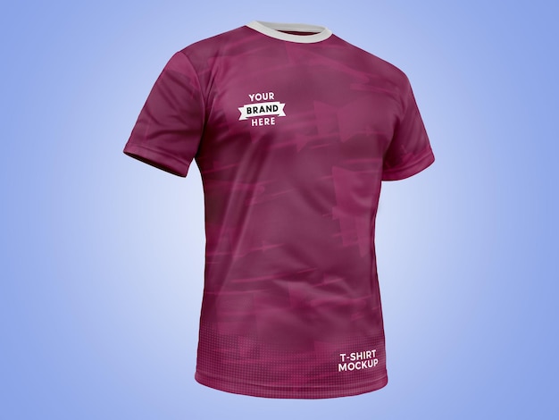 Camiseta Mockup Medio Lado