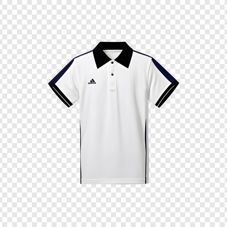 PSD camiseta polo isolada em fundo transparente