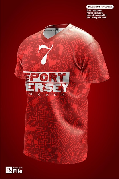 PSD camiseta roja