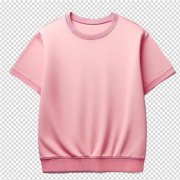 PSD camiseta rosa con un logotipo blanco en el frente